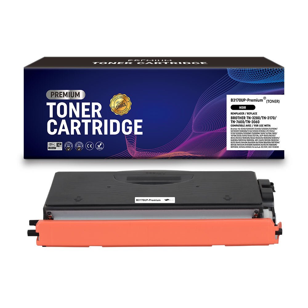 Cartouche de toner Compatible Brother TN-3280/TN-3170/TN-7600/TN-3060 Noir 7000pages - KERA FRANCE Cartouche de toner Compatible Brother TN-3280/TN-3170/TN-7600/TN-3060 Noir 7000pages - KERA FRANCE